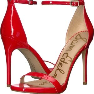 Sam Edelman Red Arielle high heels size 6.